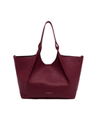 borsa dua pelle wine berry - gianni chiarini - shopper