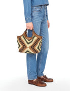 borsa dua rafia willow - gianni chiarini - clutch
