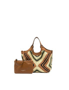 borsa dua rafia willow - gianni chiarini - clutch