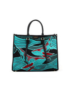 borsa fantasia whales - my best bag - shopper