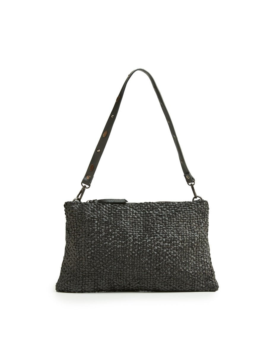 borsa groove nero - reptile's house - clutch