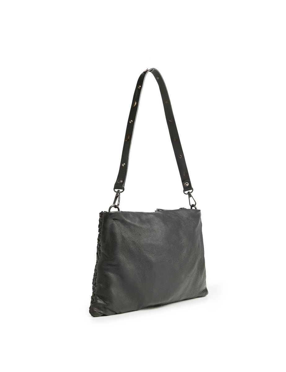 borsa groove nero - reptile's house - clutch