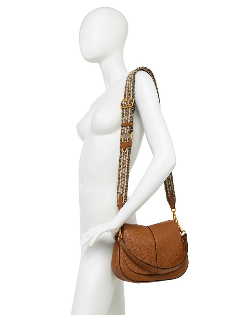 borsa helena round cuoio - Frida SRL