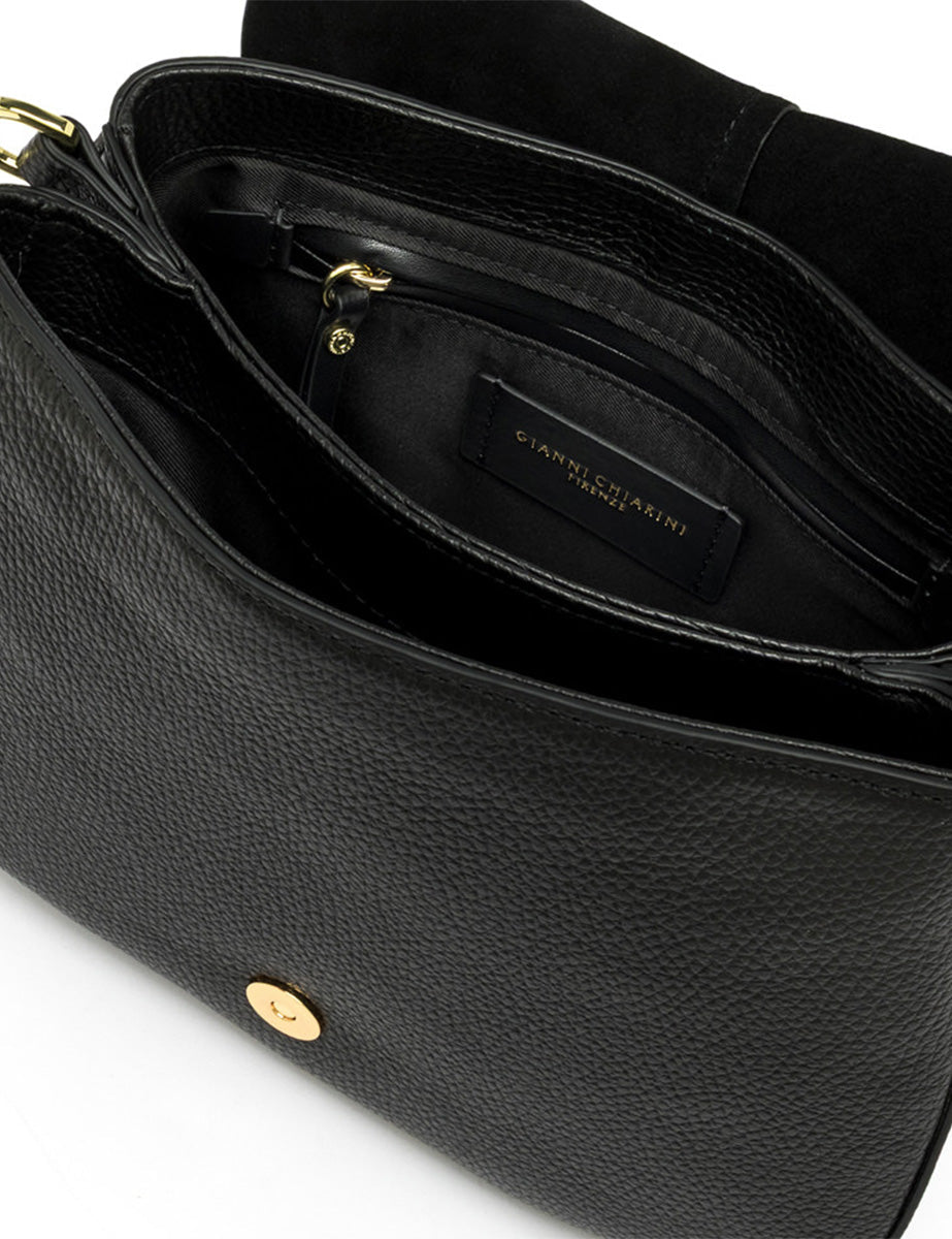borsa helena round nero - gianni chiarini - clutch