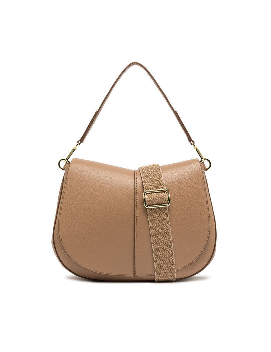 borsa helena round pelle clay - gianni chiarini - clutch
