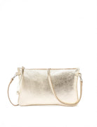 borsa hermy pelle light gold caramello - gianni chiarini - clutch