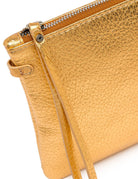 borsa hermy rich gold sabbia - gianni chiarini - clutch