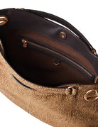 borsa london suede icon naturale - borbonese - shopper