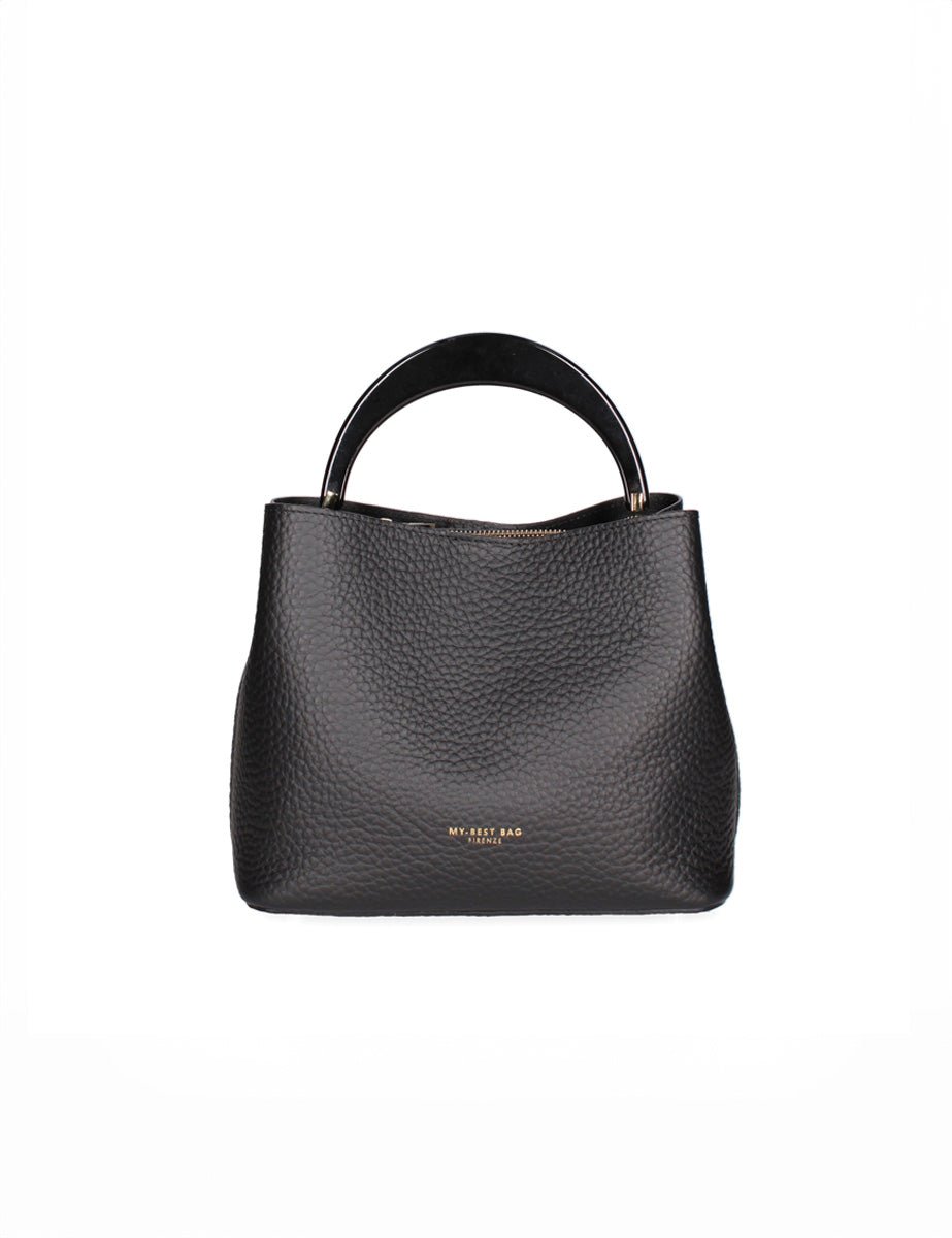 borsa madison pelle nero - my best bag - shopper