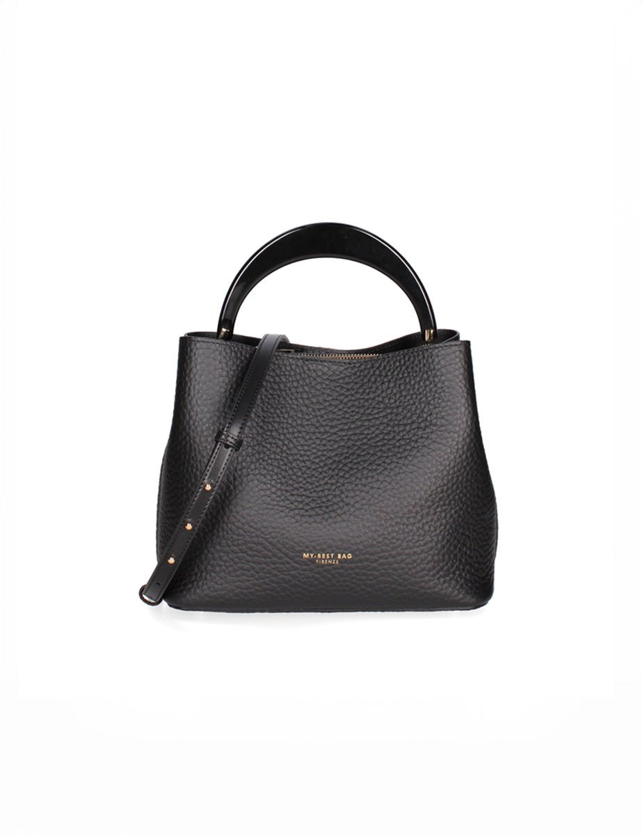 borsa madison pelle nero - my best bag - shopper
