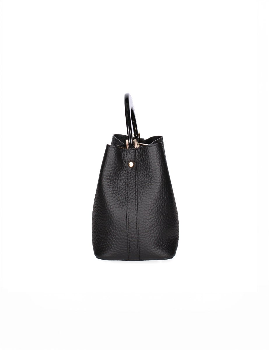borsa madison pelle nero - my best bag - shopper