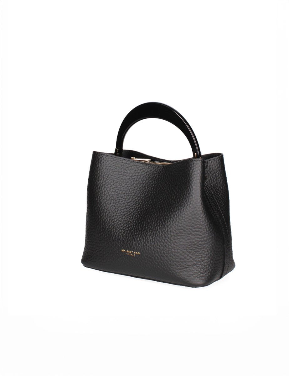 borsa madison pelle nero - my best bag - shopper