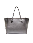 borsa marcella pelle argento - gianni chiarini - shopper