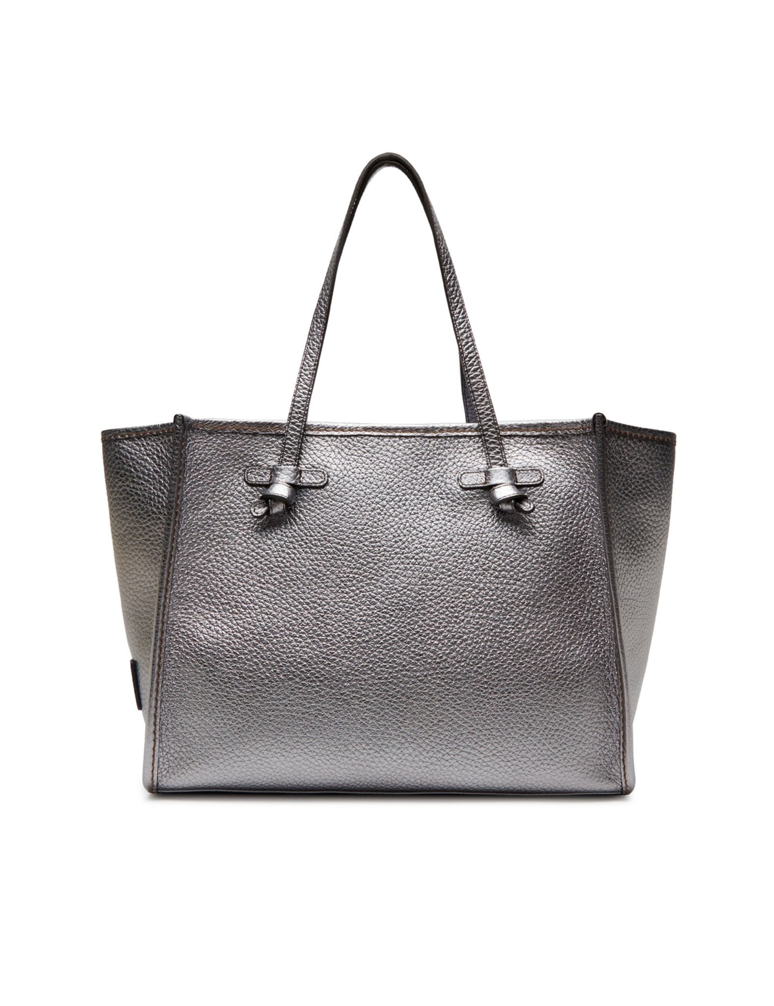 borsa marcella pelle argento - gianni chiarini - shopper