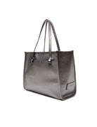 borsa marcella pelle argento - gianni chiarini - shopper