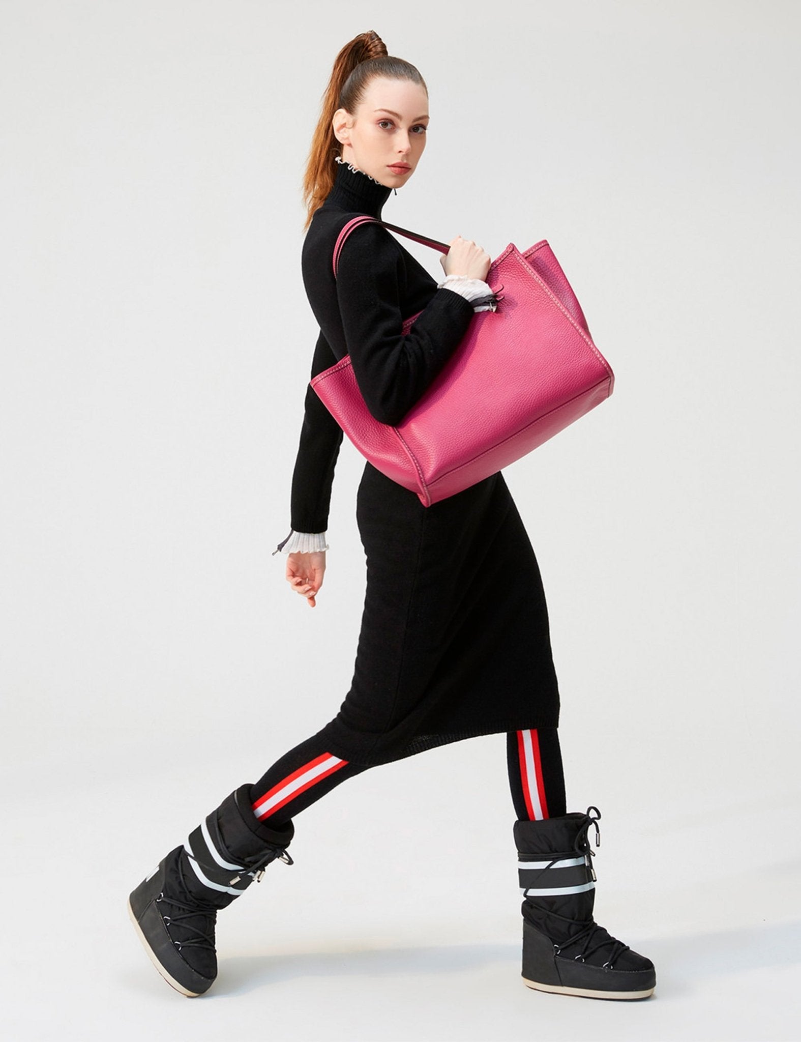 borsa marcella pelle marrone - gianni chiarini - shopper