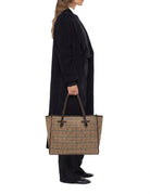 borsa marcella pied de poule beige - gianni chiarini - shopper