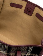 borsa marcella tartan bordeaux - gianni chiarini - shopper