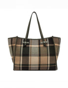borsa marcella tartan militare - gianni chiarini - shopper