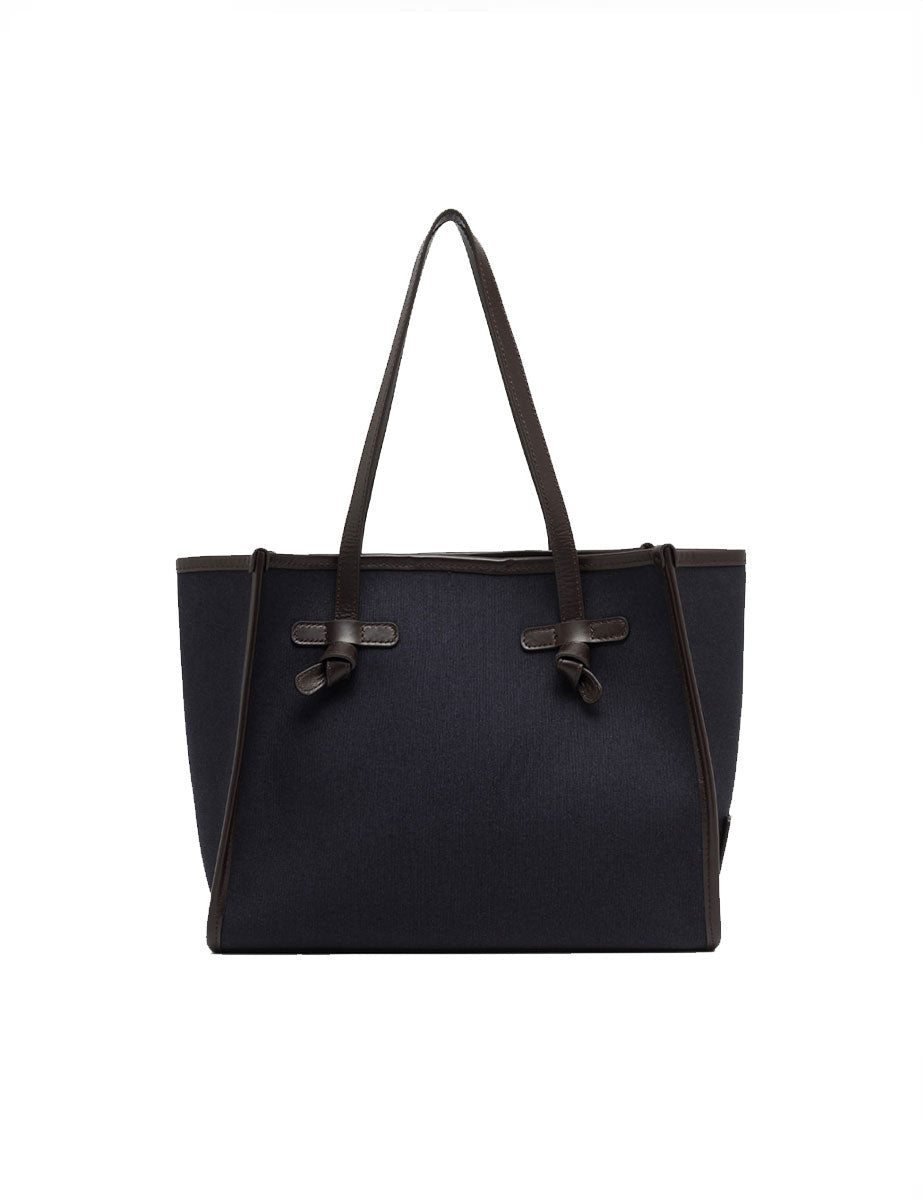 borsa marcella tessuto blu - gianni chiarini - shopper