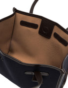 borsa marcella tessuto blu - gianni chiarini - shopper