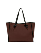 borsa marcella tessuto marrone - gianni chiarini - shopper