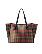 borsa marcella tessuto pied de poule - gianni chiarini - shopper