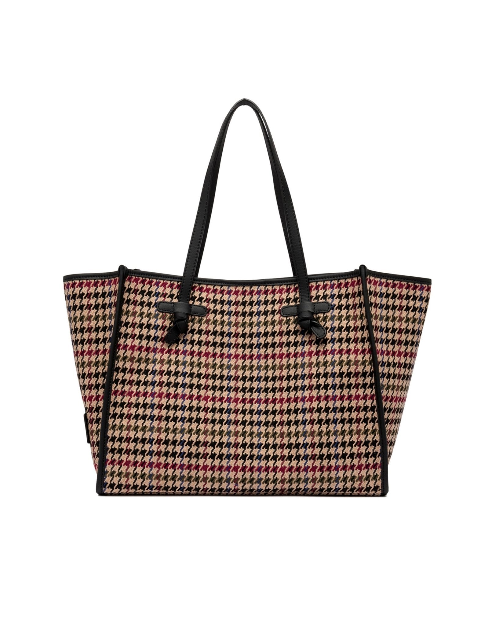 borsa marcella tessuto pied de poule - gianni chiarini - shopper