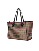 borsa marcella tessuto pied de poule - gianni chiarini - shopper