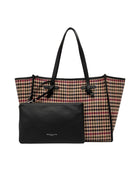 borsa marcella tessuto pied de poule - gianni chiarini - shopper