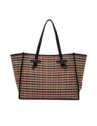 borsa marcella tessuto pied de poule - gianni chiarini - shopper