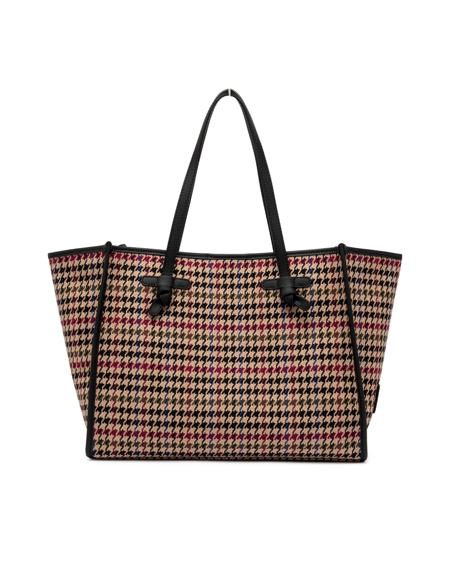 borsa marcella tessuto pied de poule - gianni chiarini - shopper