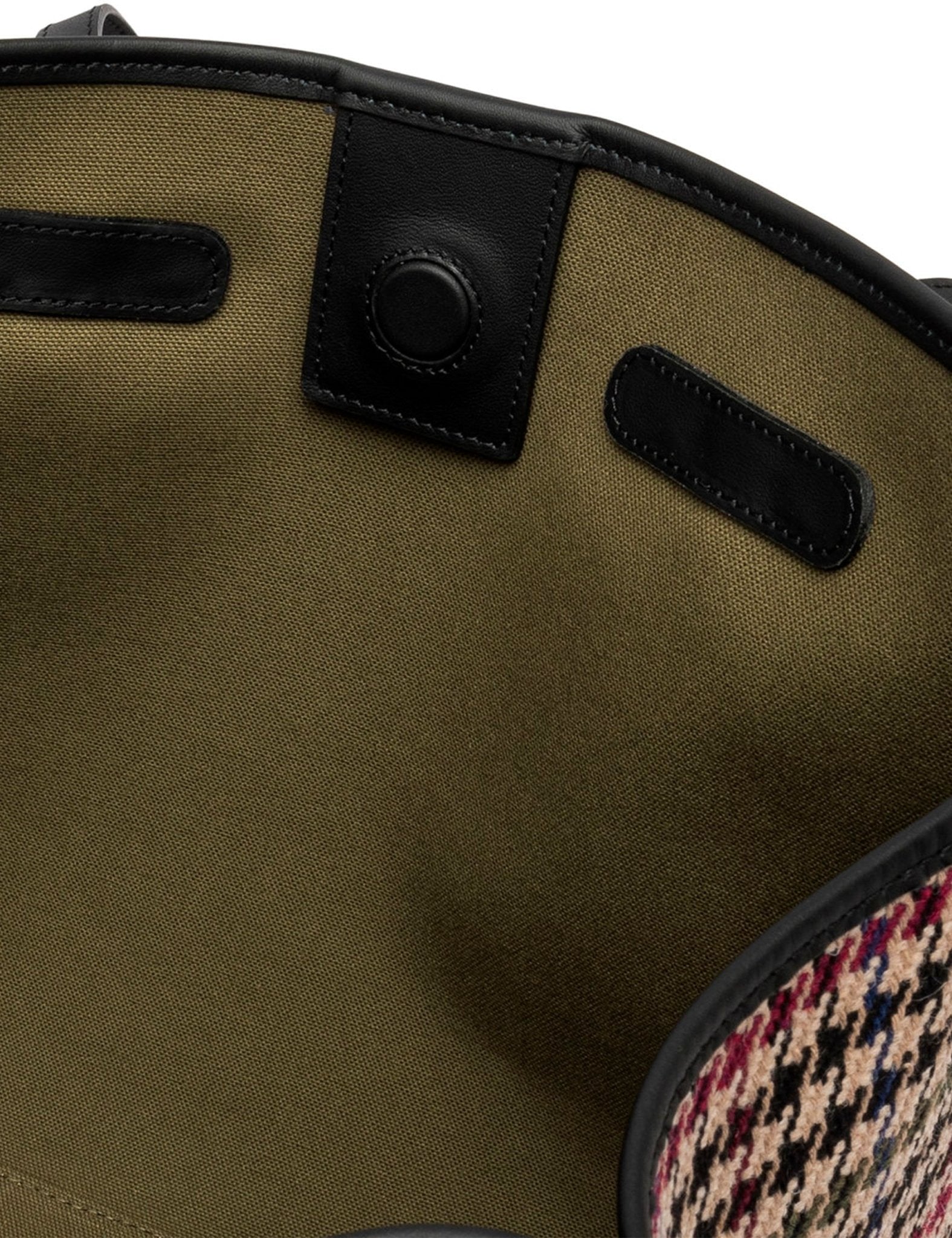 borsa marcella tessuto pied de poule - gianni chiarini - shopper