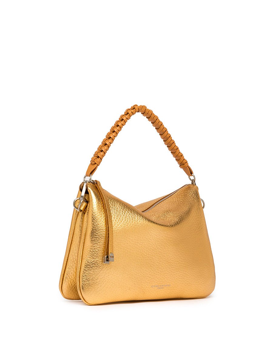 borsa mia rich gold sabbia - gianni chiarini - shopper