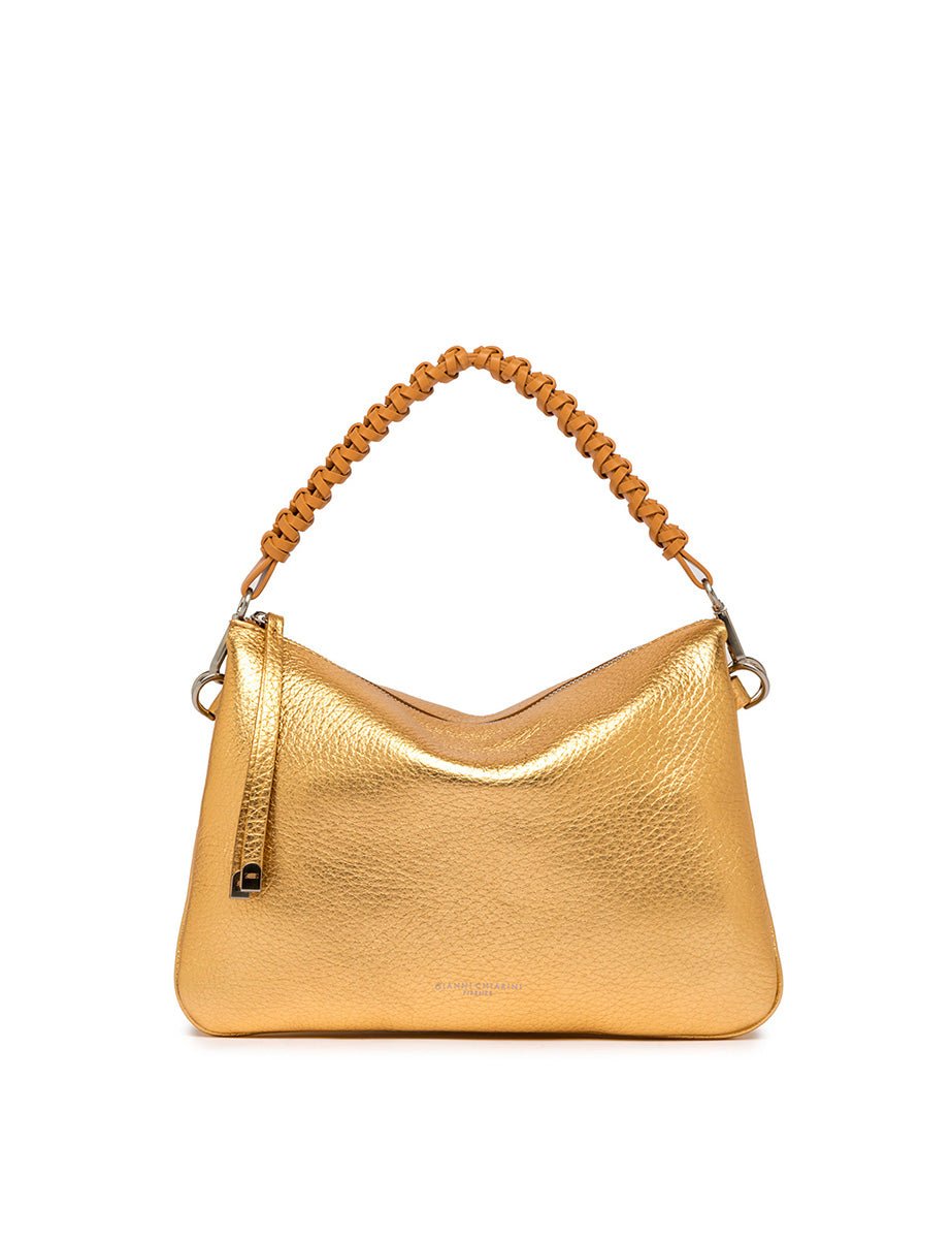 borsa mia rich gold sabbia - gianni chiarini - shopper