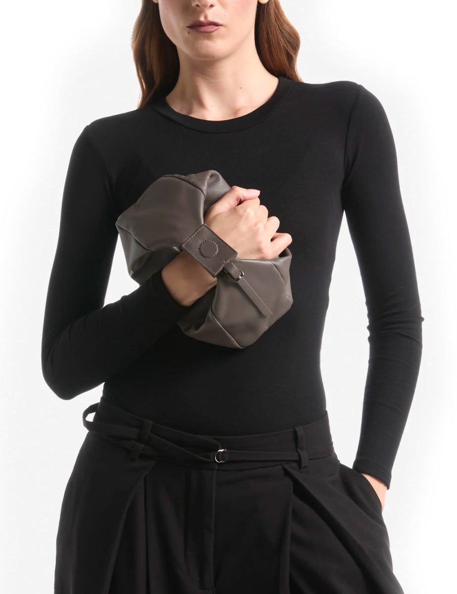 borsa mini bracelet taupe - minobossi - clutch