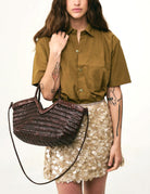 borsa monet cioccolato - vipera - shopper