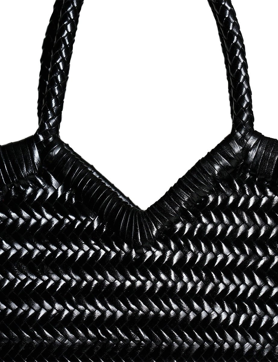 borsa monet nero - vipera - shopper