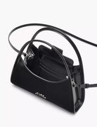 borsa moschettone crossbody pelle nero - marc jacobs - clutch
