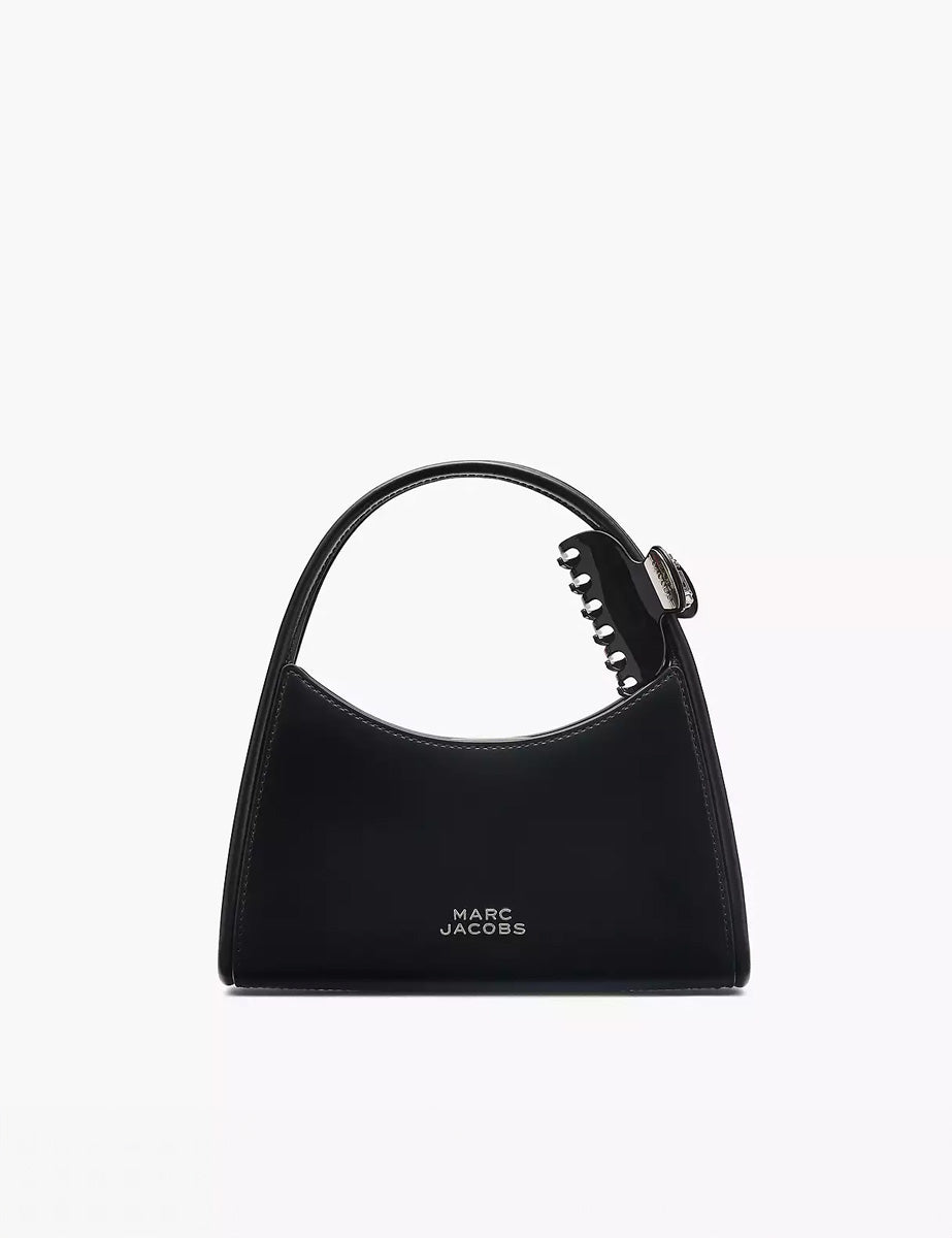 borsa moschettone crossbody pelle nero - Frida SRL