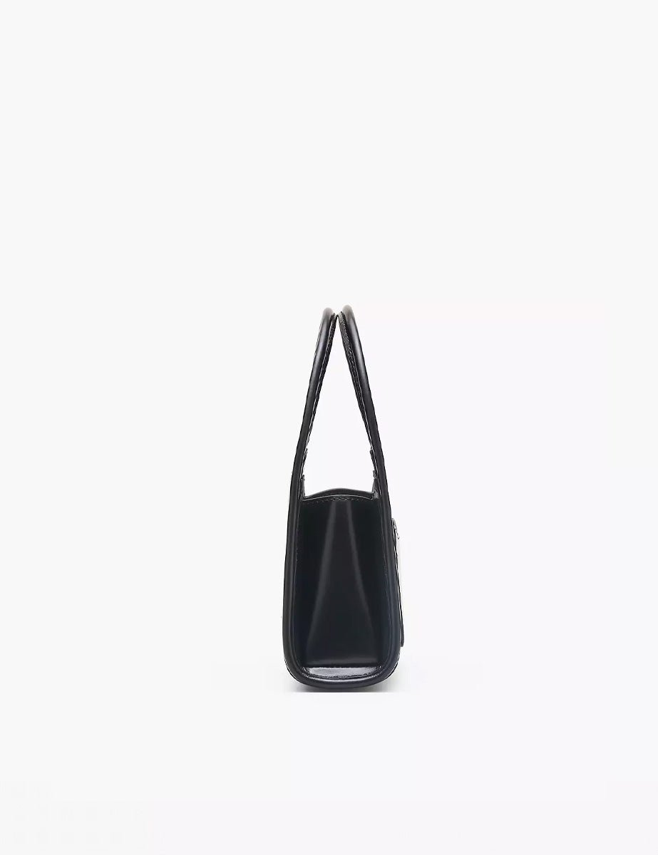 borsa moschettone crossbody pelle nero - Frida SRL