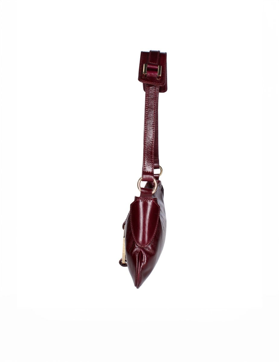 borsa moschettone small pelle ruby - my best bag - clutch