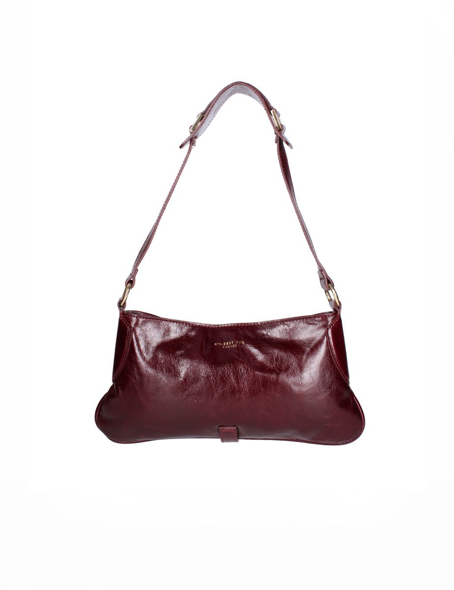 borsa moschettone small pelle ruby - my best bag - clutch