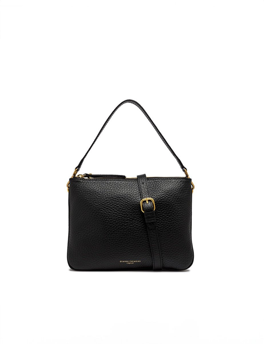 borsa naplack lucido frida nero - gianni chiarini - clutch
