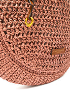 borsa nefeli crochet blush - gianni chiarini - shopper