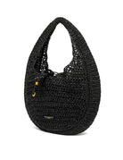 borsa nefeli crochet nero - gianni chiarini - shopper