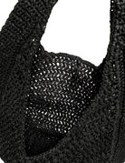 borsa nefeli crochet nero - gianni chiarini - shopper