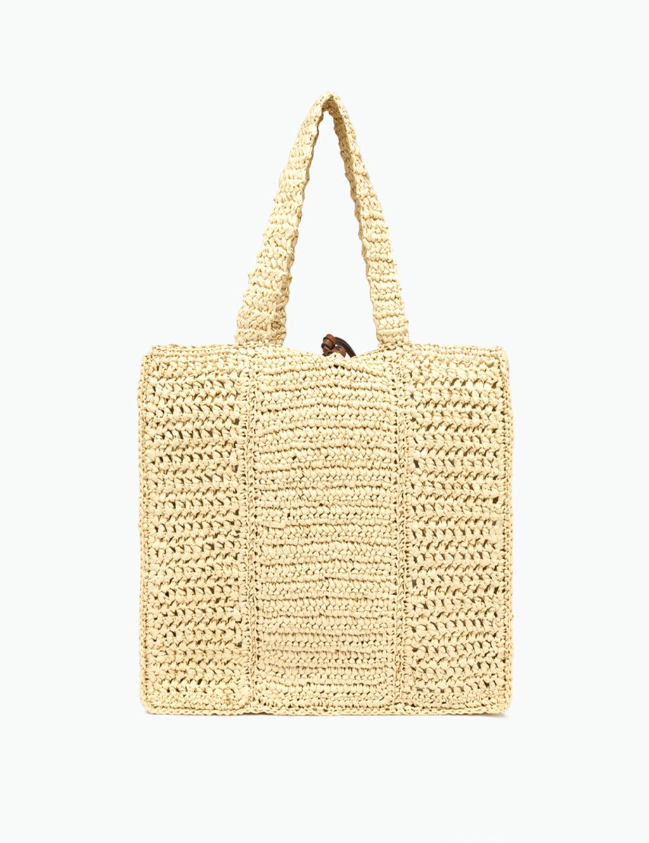 borsa nefeli crochet square corda - gianni chiarini - shopper