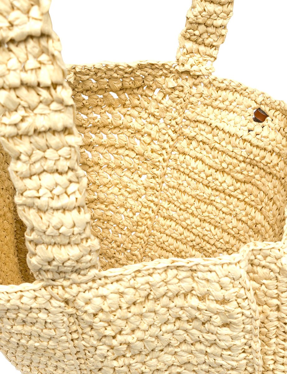 borsa nefeli crochet square corda - gianni chiarini - shopper