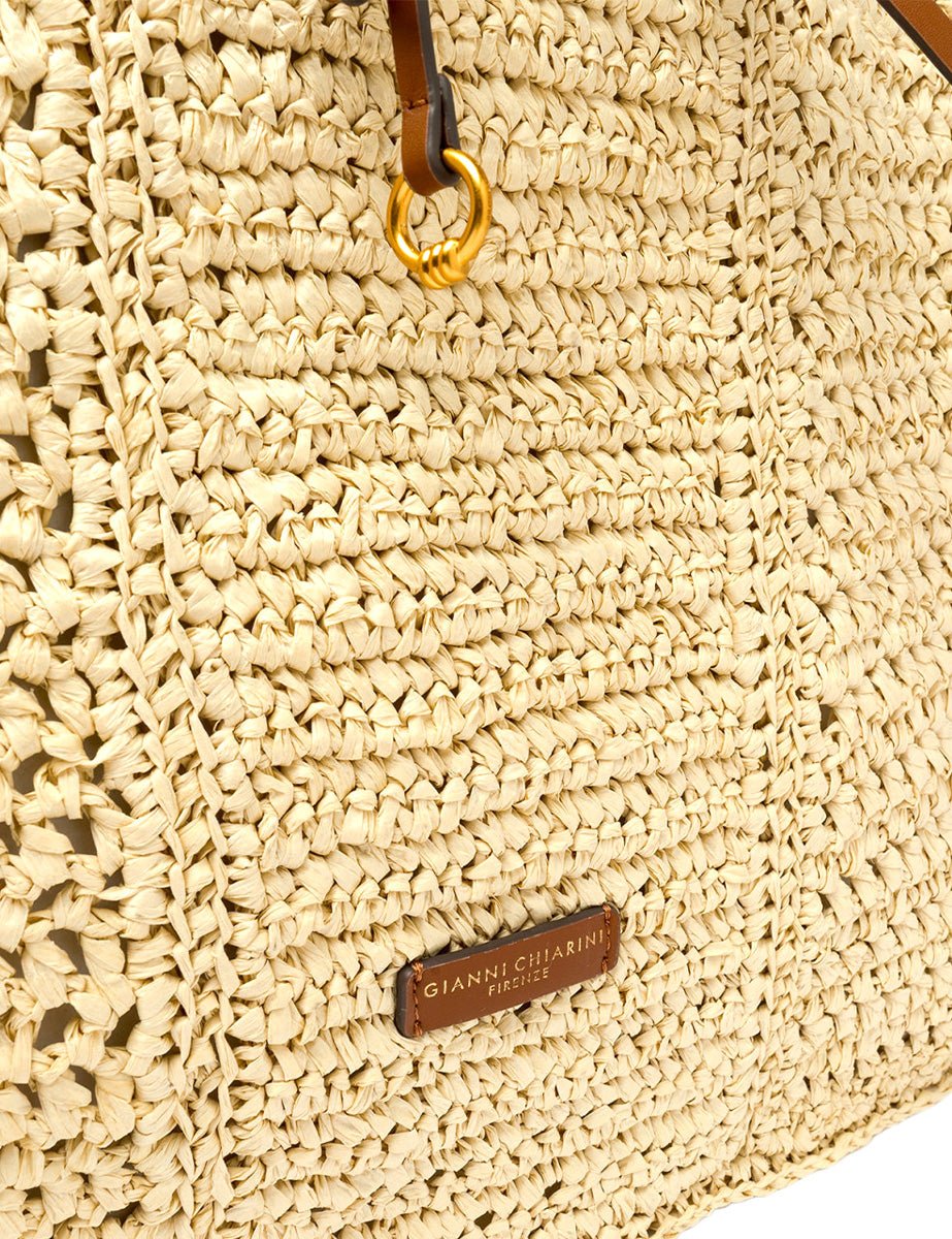 borsa nefeli crochet square corda - gianni chiarini - shopper